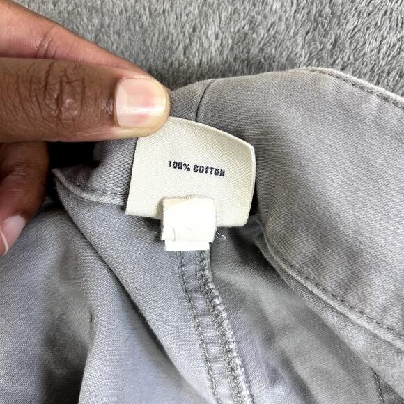 GAP Women's Khaki Straight Leg Pants Size 6 Utility Y2K Minimalist Casual - Picture 12 of 13